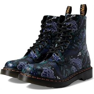 DR. MARTEN Women's 1460 Pascal Mid Calf Boot Black Backhand Mystic Floral